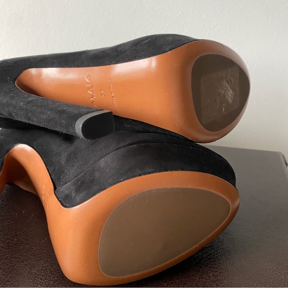 Alaia Suede Platform Boots Size 37 BNIB - Picture 6 of 15